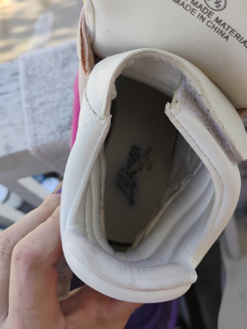 Women's Liliana Punk & White High Tops Size US 7.5 - Picture 8 of 10